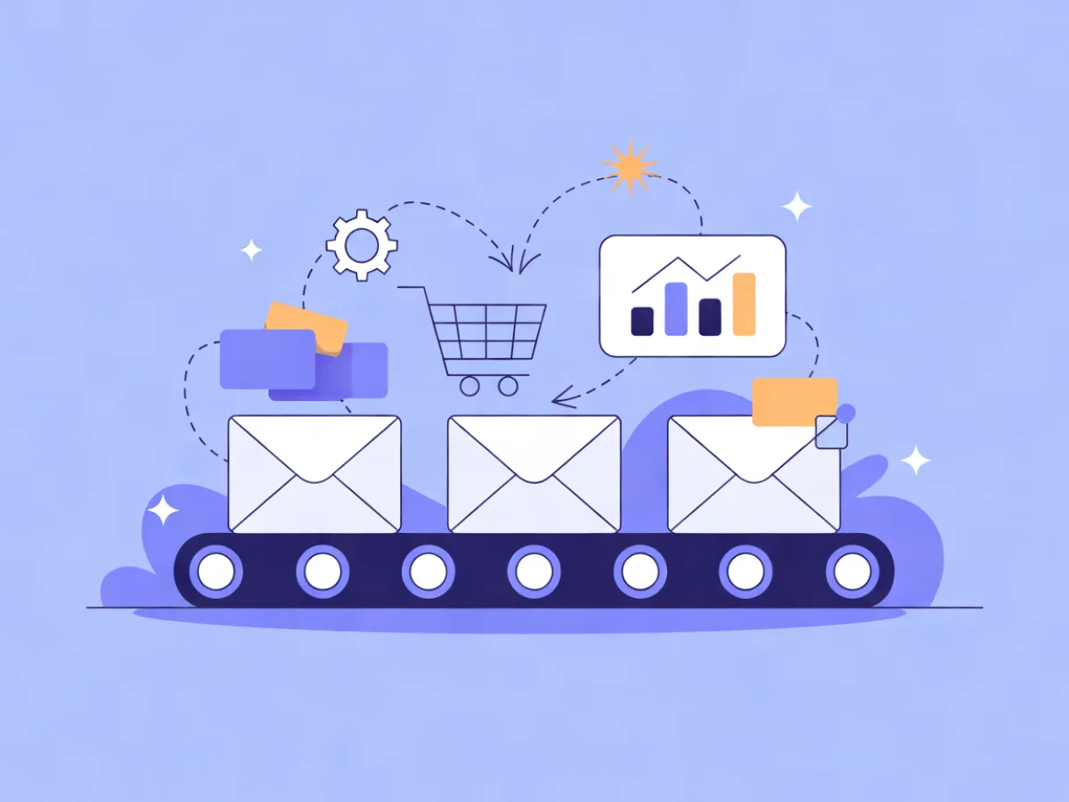 Illustration for AI Subject Lines for Ecommerce Campaigns: Examples for Launches, Sales and Cart Emails