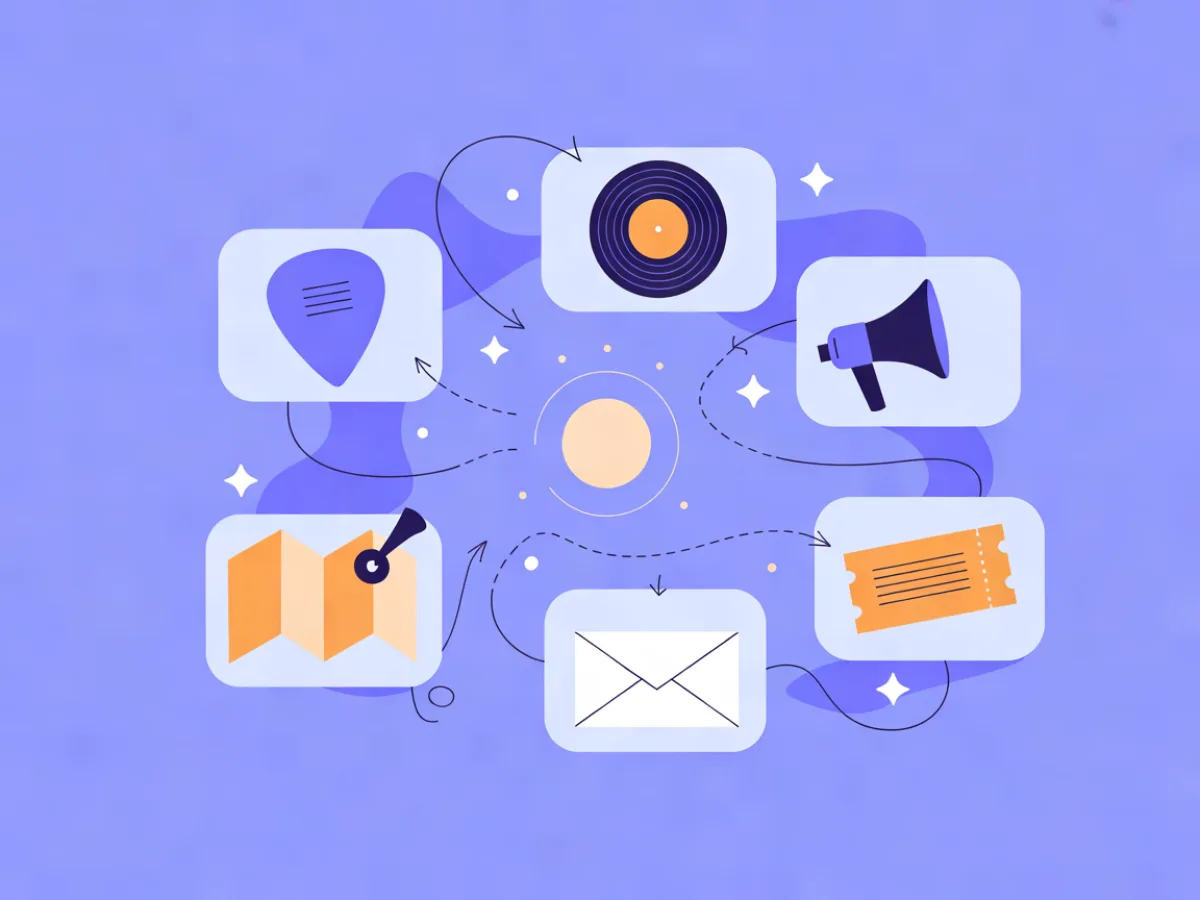 Illustration for Email Marketing for Musicians: Release Announcements, Tour Dates and Fan-Only Content