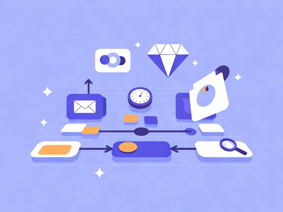 Illustration for Visual Email Workflow Builder: How to Design Automations Without Code